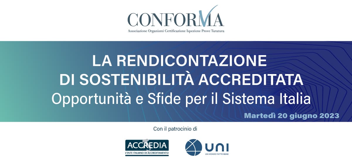 "La rendicontazione di sostenibilità accreditata"