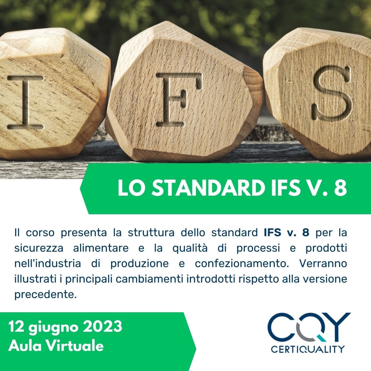 Lo standard IFS V. 8